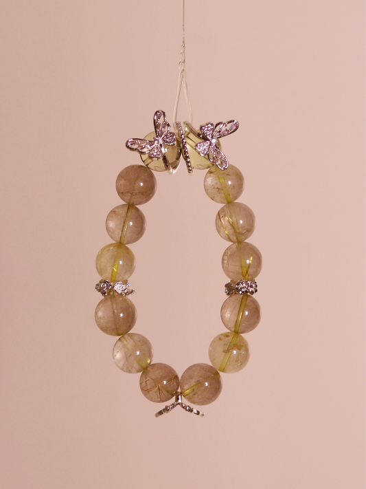 Golden Rutilated Quartz Bracelet